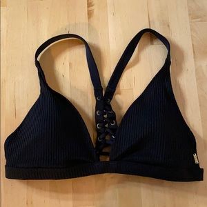 Black Victoria’s Secret bikini top